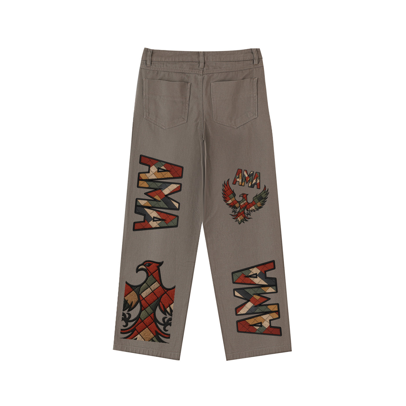 ARYMILYANNI Heavyweight Cotton Straight Leg Pants