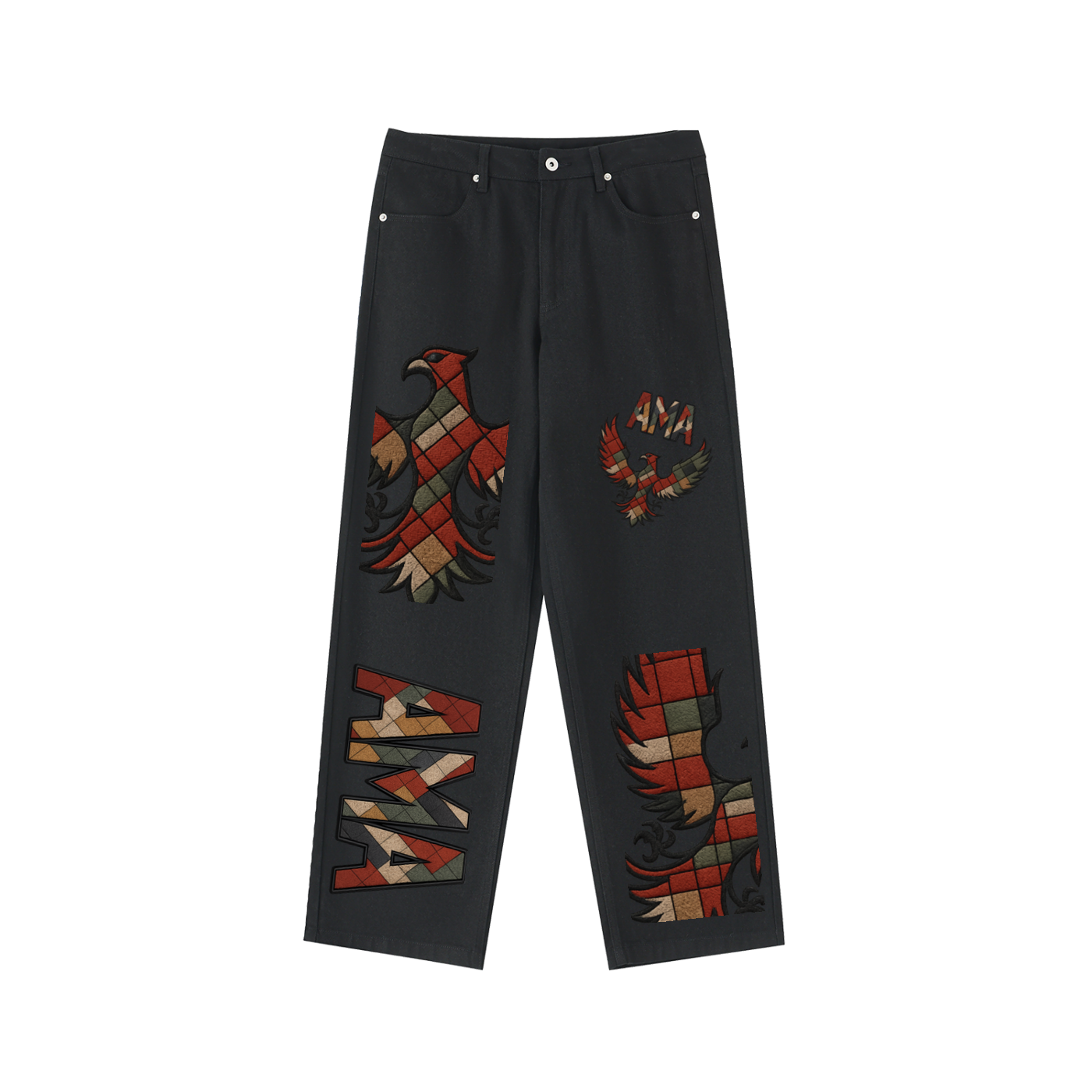 ARYMILYANNI Heavyweight Cotton Straight Leg Pants