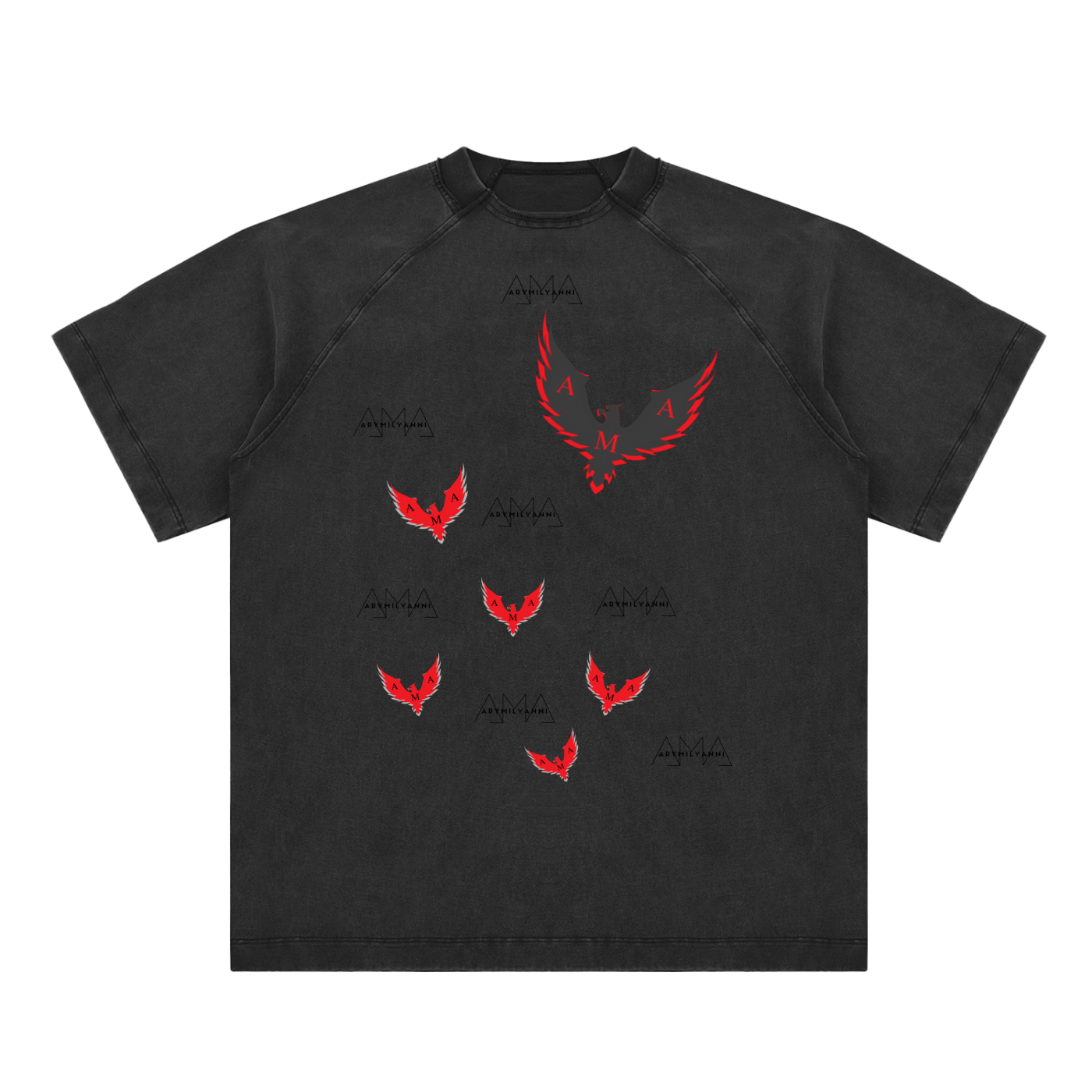 Vintage Washed Tee – Black