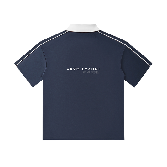 Arymilyanni Polo Shirt – Navy Blue