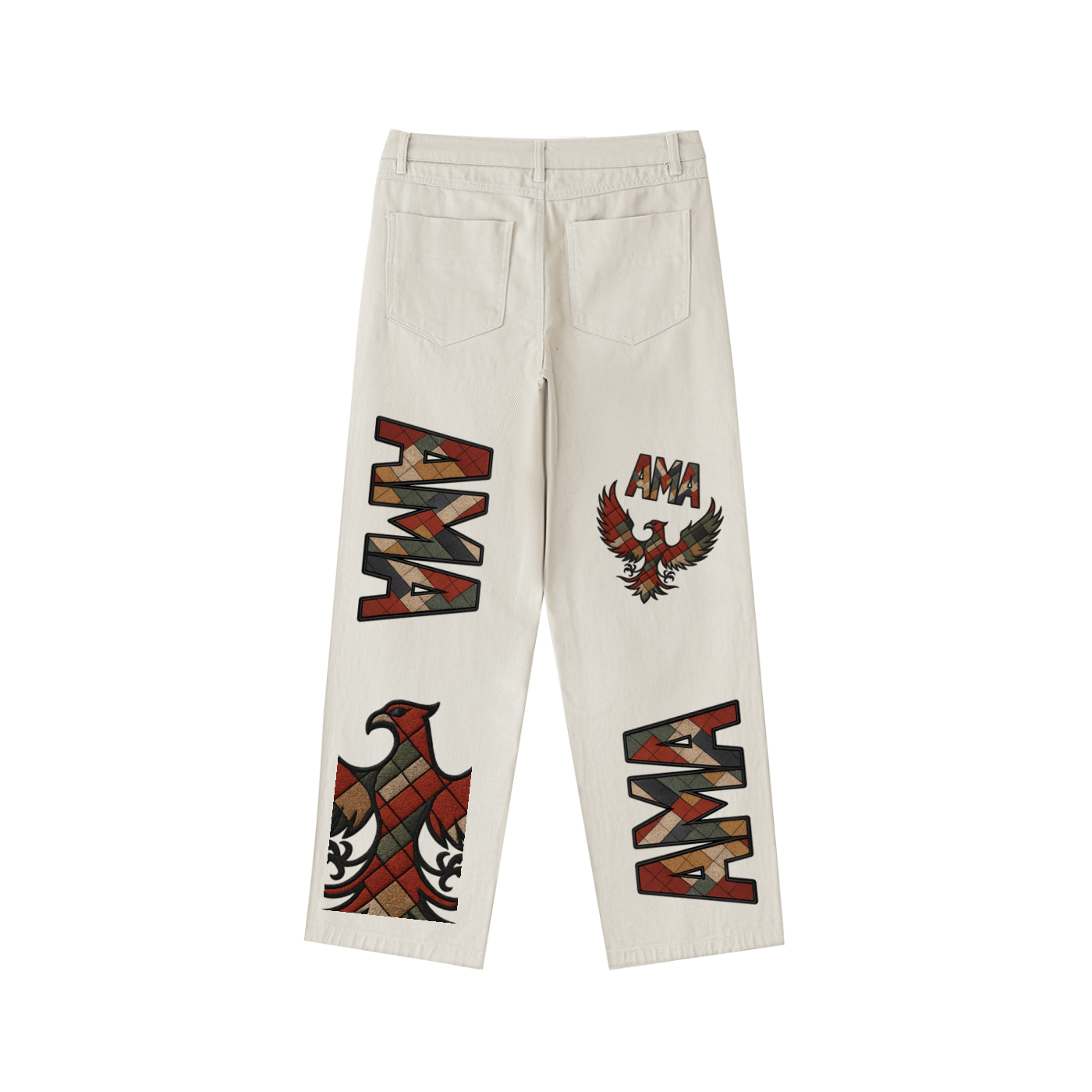 ARYMILYANNI Heavyweight Cotton Straight Leg Pants