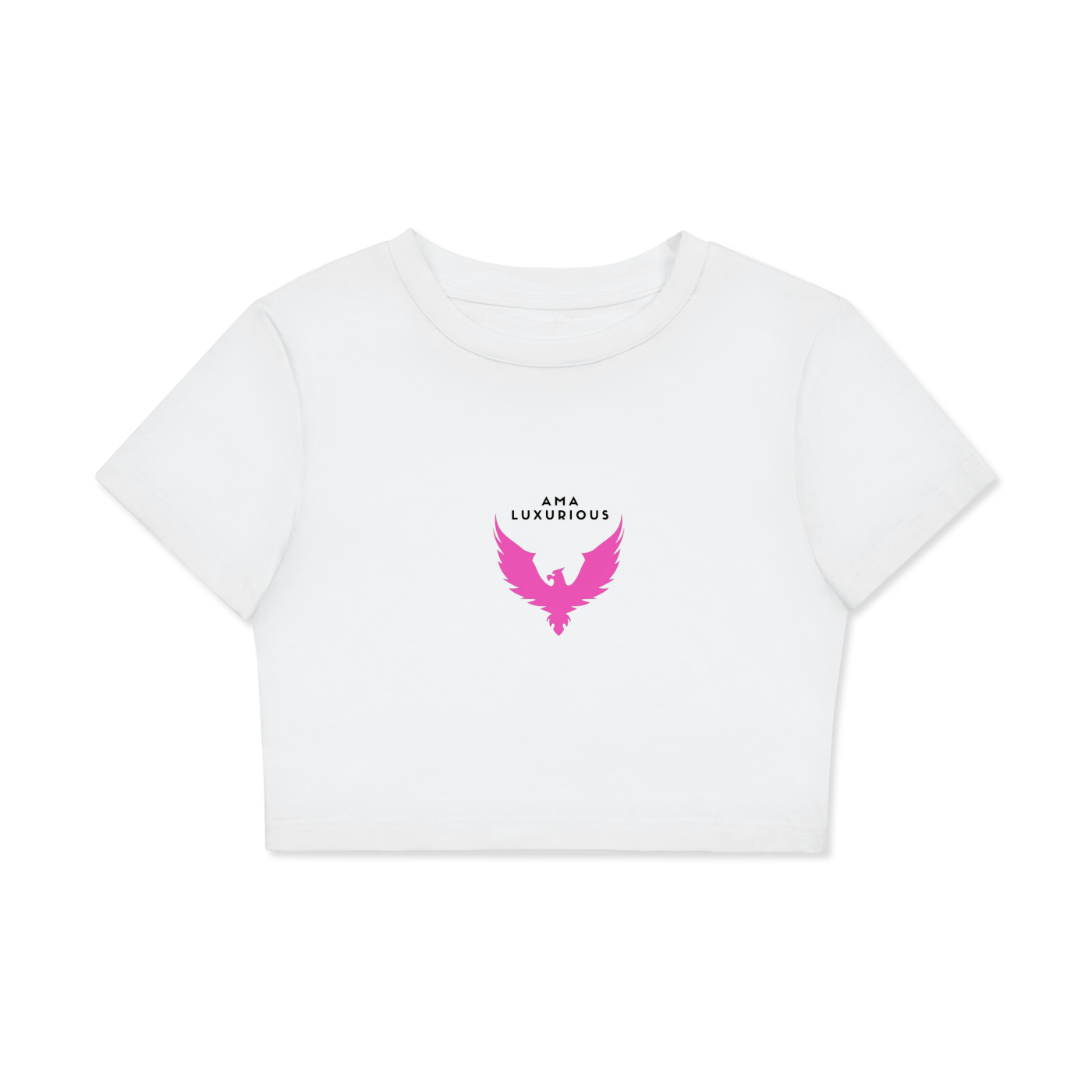 Women’s Fitted Crop Tee – Bodycon (Lucent White)