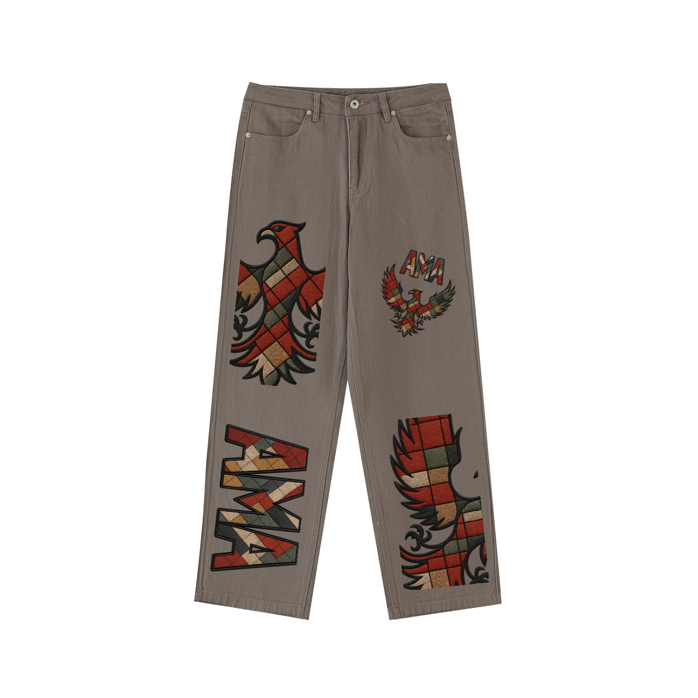ARYMILYANNI Heavyweight Cotton Straight Leg Pants