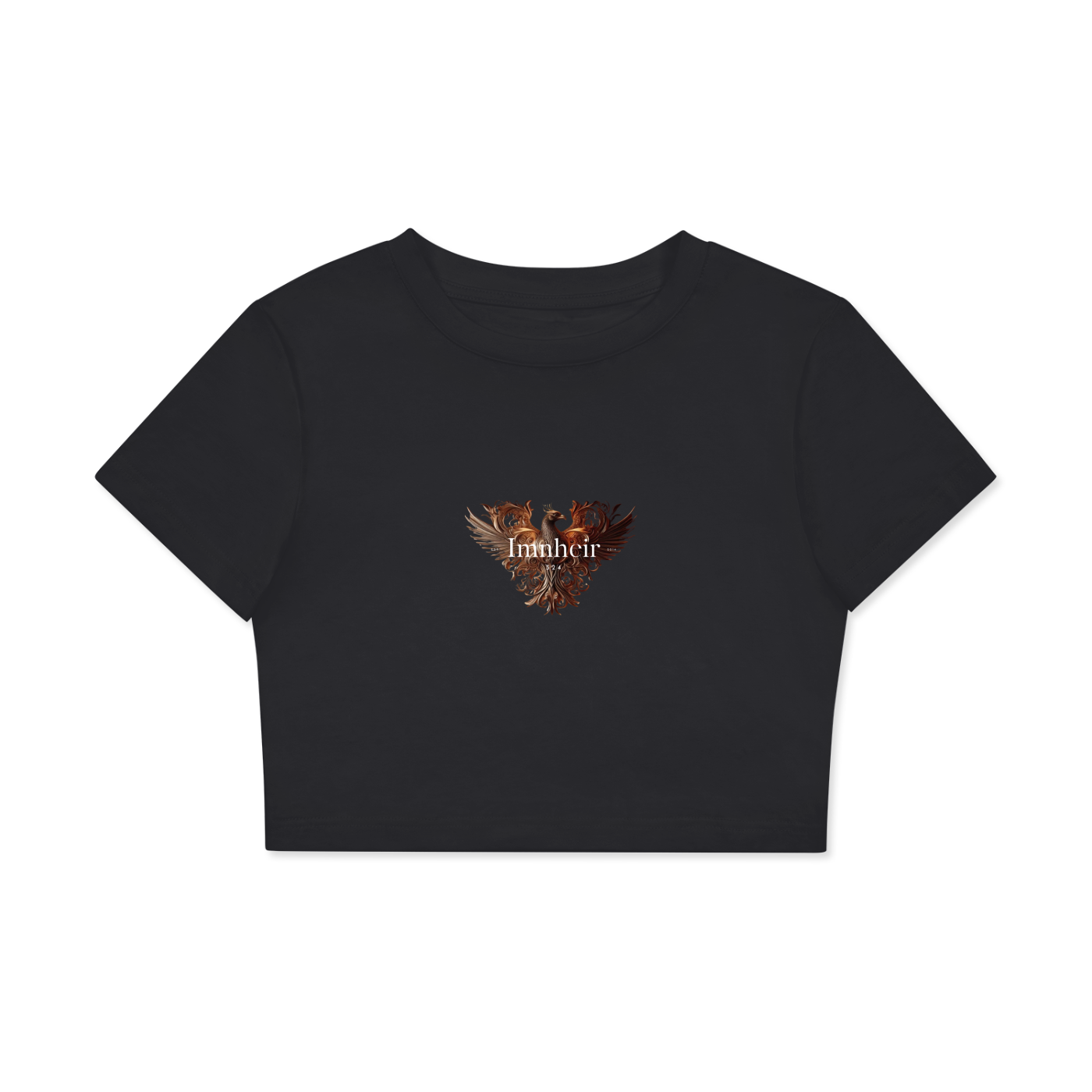 ARYMILYANNI Fitted Crop Tee- Imnheir Blend
