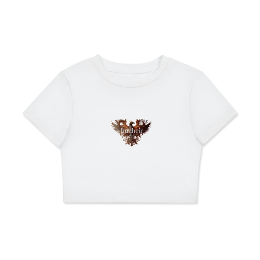 ARYMILYANNI Fitted Crop Tee- Imnheir Blend
