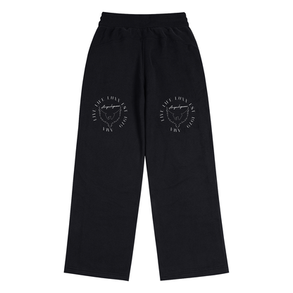 ARYMILYANNI Straight Leg Pants – Black