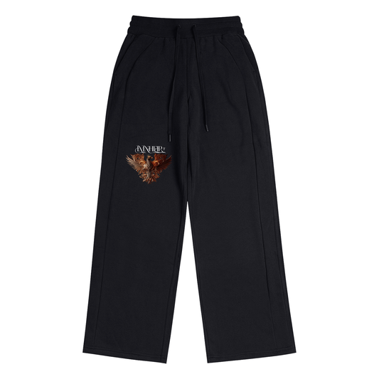 ARYMILYANNI Straight Leg Pants – Black