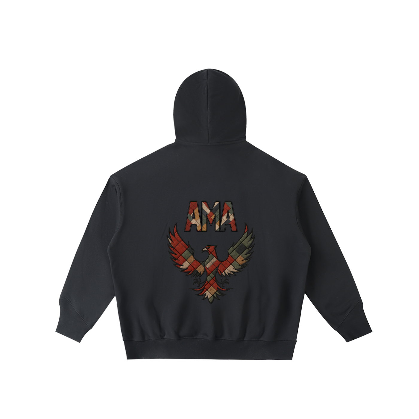 ARYMILYANNI Big Hood Half-Zip Fleece Hoodie