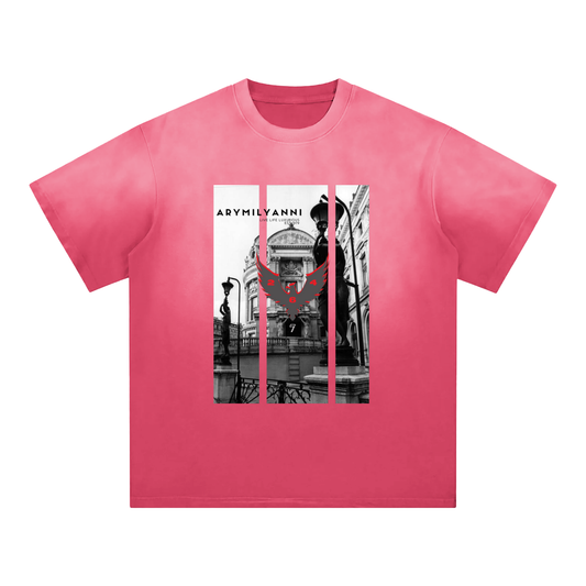 Sunfade Edge Tee – Rose Pink