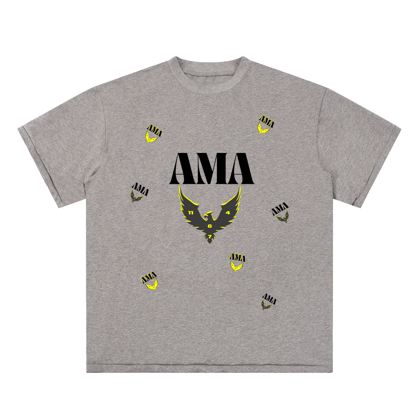 Essential T-Shirt – Dark Flower Gray