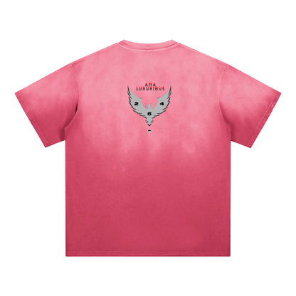 Sunfade Edge Tee – Rose Pink
