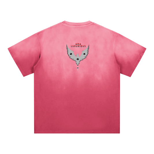 Sunfade Edge Tee – Rose Pink