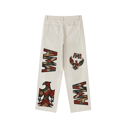 ARYMILYANNI Heavyweight Cotton Straight Leg Pants